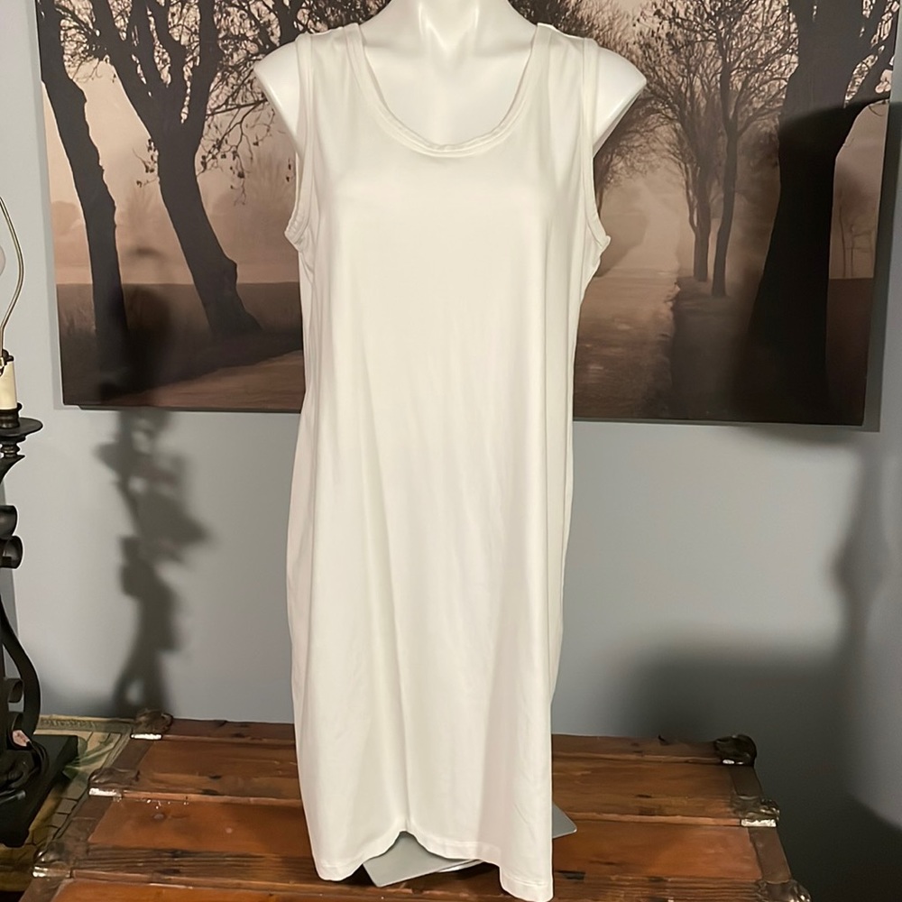 J.Jill white plain dress - L